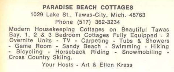 Paradise Beach Cottages (Paradise Beach Resort) - Old Postcard View (newer photo)